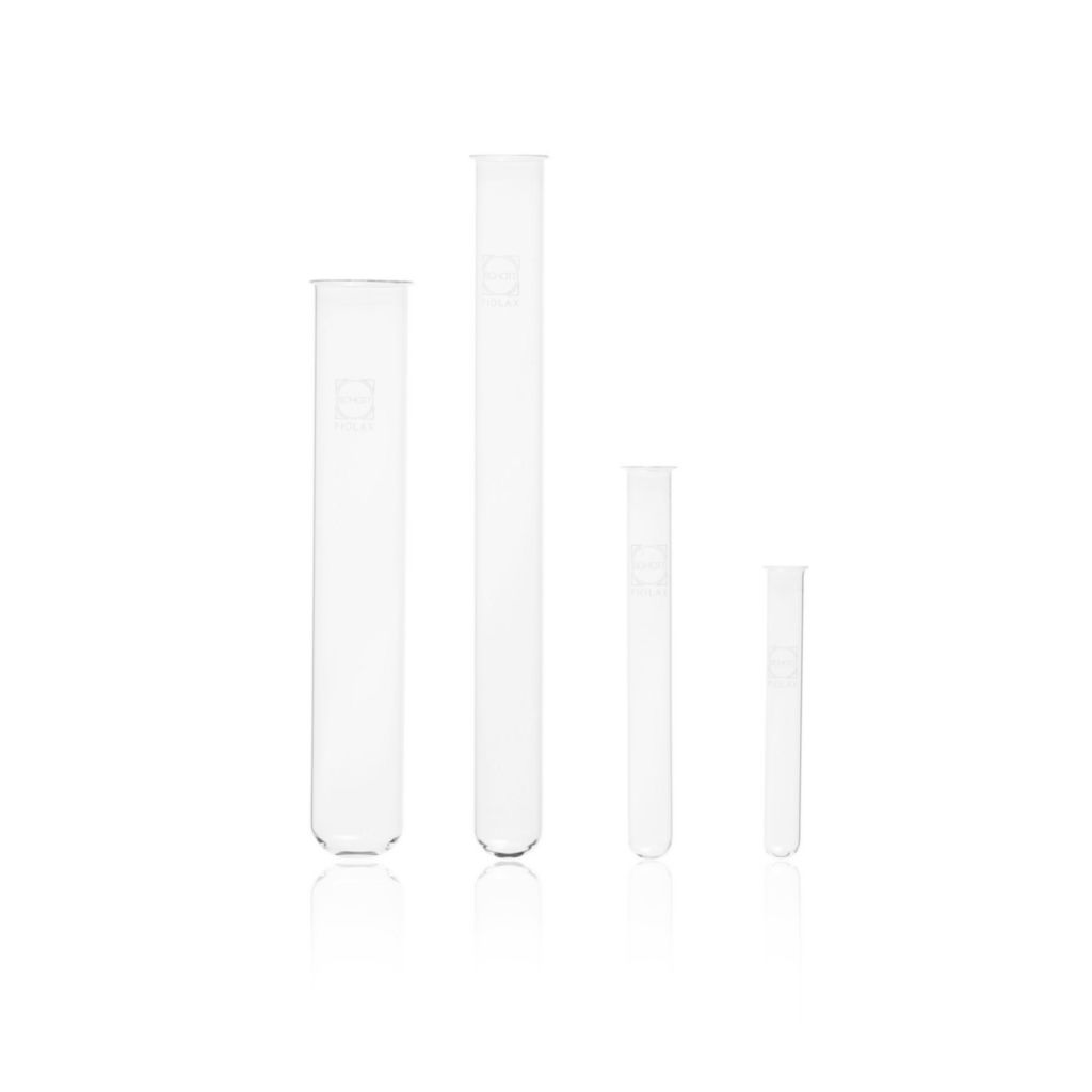 Tubes à hémolyse en verre 5ml, sans rebord 65x12/13mm, épaisseur 0.8-1.0mm