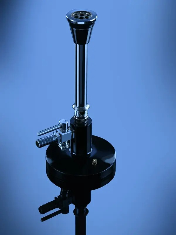 Brûleur avec robinet d'arrêt, DIN