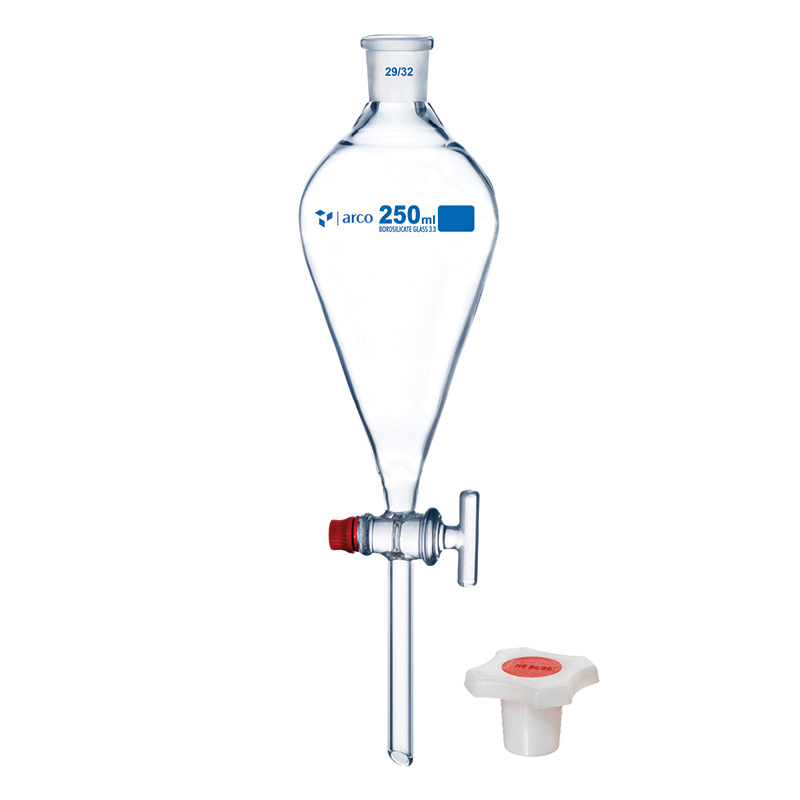 AMPOULE A DECANTER AVEC BOUCHON FORME POIRE ROBINET EN VERRE