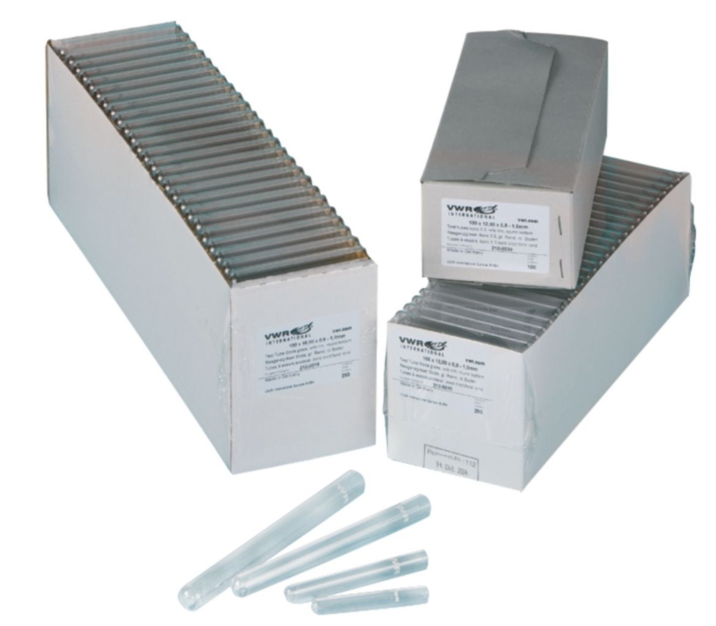 TUBES A ESSAIS A BORD EVASE 16 x 160mm